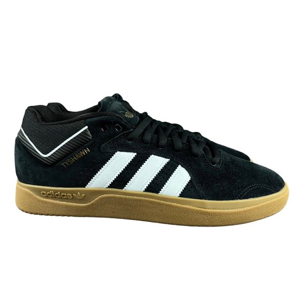 Adidas Tyshawn Core Black White Gum Skate Shoes GY6946 Men's Sizes 7 - 13 - Picture 1 of 9